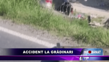 Accident la Grădinari