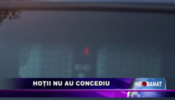 Hoții nu au concediu