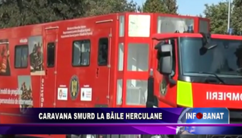 Caravana Smurd la Băile Herculane