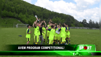 Avem program competițional