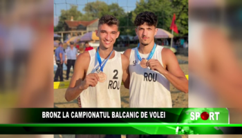 Bronz la Campionatul Balcanic de Volei