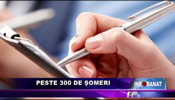 Peste 300 de șomeri