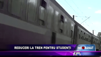 Reduceri la tren pentru studenți
