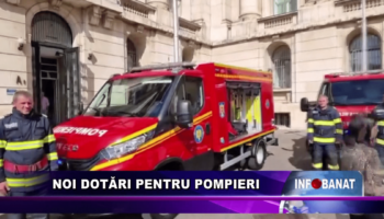 Noi dotări pentru pompieri