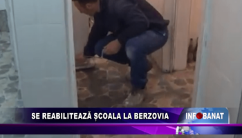 Se reabilitează școala la Berzovia