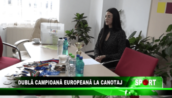 Dublă campioană europeană la canotaj