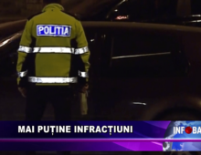 Mai puține infracțiuni