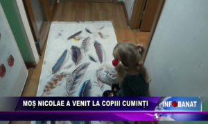 Moș Nicolae a venit la copiii cuminți