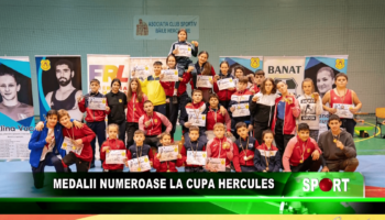 Medalii numeroase la Cupa Hercules