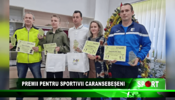 Premii pentru sportivii caransebeșeni