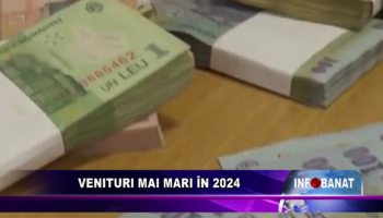 Venituri mai mari în 2024