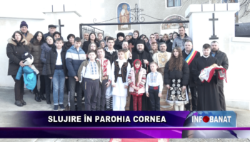 Slujire în parohia Cornea