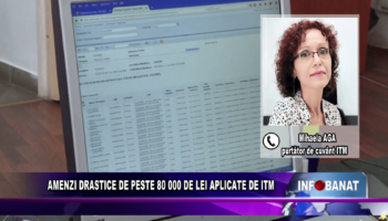 Amenzi drastice de peste 80 000 de lei aplicate de ITM