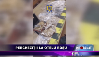 Percheziții la Oțelu Roșu