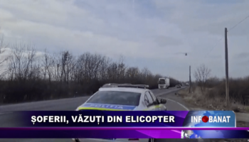 Șoferii, văzuți din elicopter