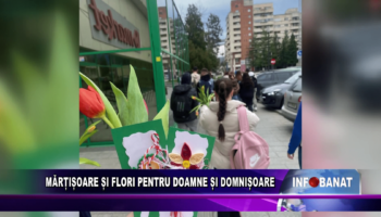 Mărțișoare și floare pentru doamne și domnișoare