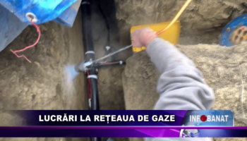 Lucrări la rețeaua de gaze