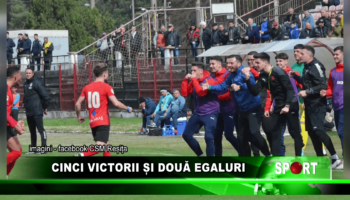 Cinci victorii și două egaluri