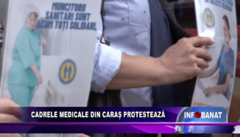 Cadrele medicale din Caraș protestează