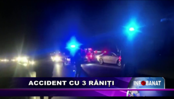 Accident cu 3 răniți