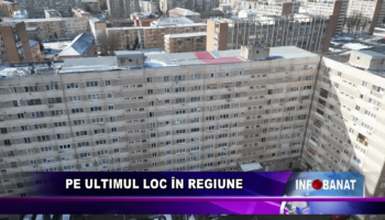 Pe ultimul loc în regiune