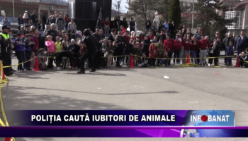 Poliția caută iubitori de animale