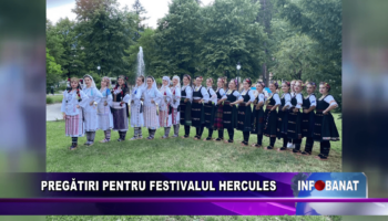 Pregătiri pentru Festivalul Hercules