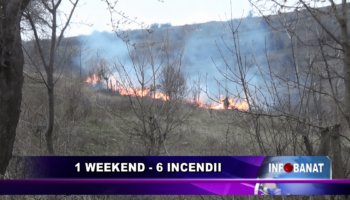 1 weekend  – 6 incendii