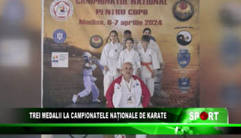 Trei medalii la Campionatele Naționale de Karate