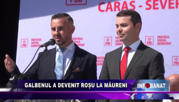 Galbenul a devenit roșu la Măureni