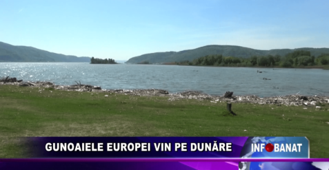 Gunoaiele Europei vin pe Dunăre