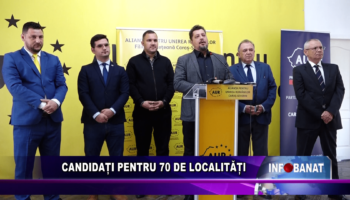 Candidați pentru 70 de localități