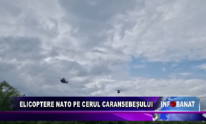 Elicoptere NATO pe cerul Caransebeșului