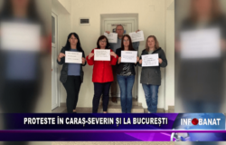 Proteste în Caraș-Severin și la București