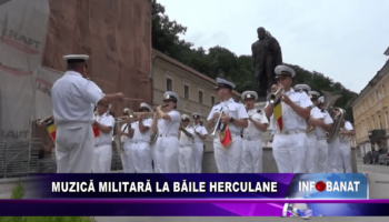 Muzică militară la Băile Herculane