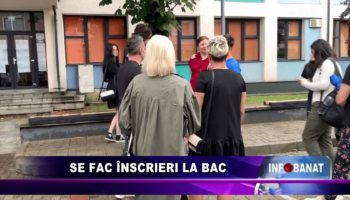 Se fac înscrieri la Bac