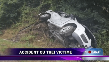 Accident cu trei victime