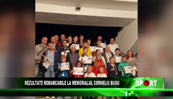 Rezultate remarcabile la Memorialul Corneliu Bușu