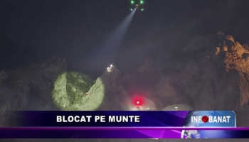 Blocat pe munte
