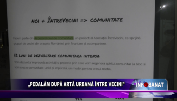 „Pedalăm după artă urbană între vecini”