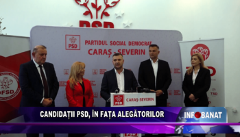 Candidații PSD, în fața alegătorilor