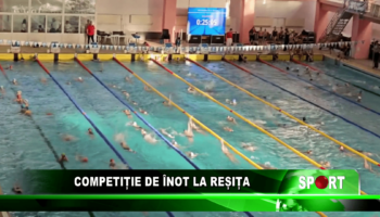 Competiție de înot la Reșița