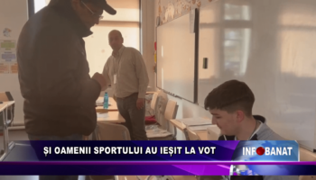 Și oamenii sportului au ieșit la vot