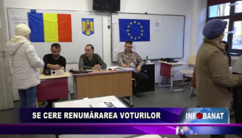 Se cere renumărarea voturilor