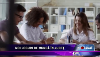 Noi locuri de muncă în județ