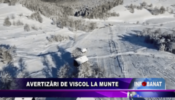 Avertizări de viscol la munte
