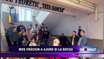 Moș Crăciun a ajuns și la Bocșa