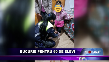 Bucurie pentru 60 de elevi