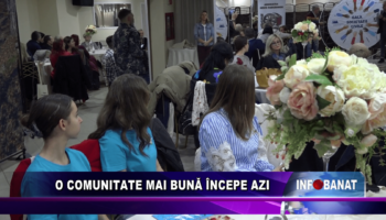 O comunitate mai bună începe azi