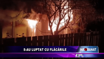 S-au luptat cu flăcările